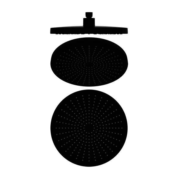 Nero Opal Shower Head 250mm Matte Black
