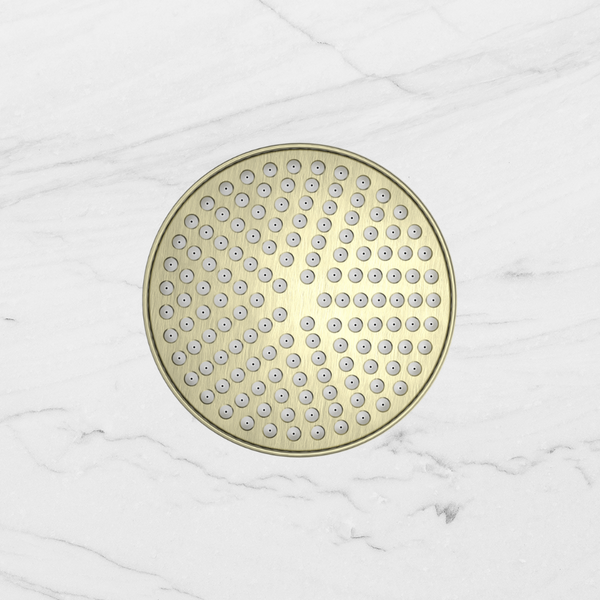 Nero York Shower Head 200mm Aged Brass