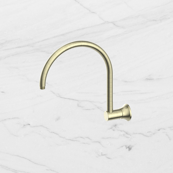 Nero York Shower Arm Aged Brass