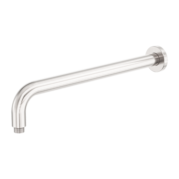 Nero Zen Round Shower Arm 400mm Length Brushed Nickel