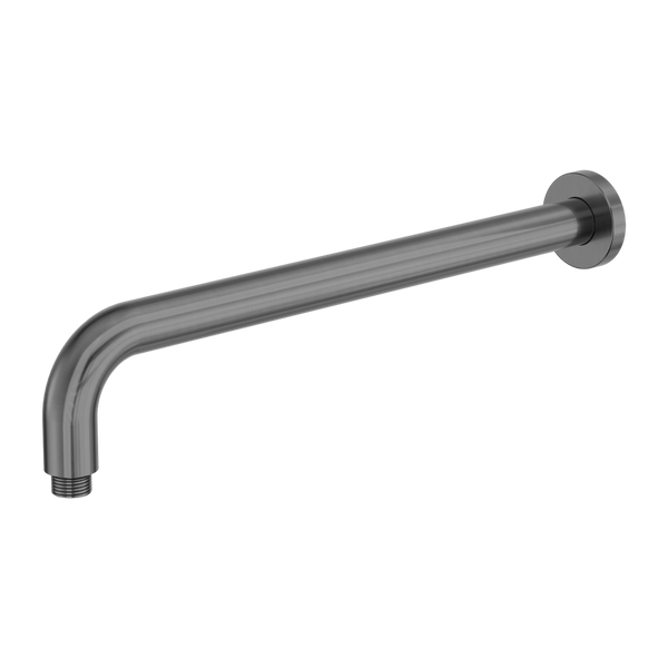 Nero Zen Round Shower Arm 400mm Length Graphite