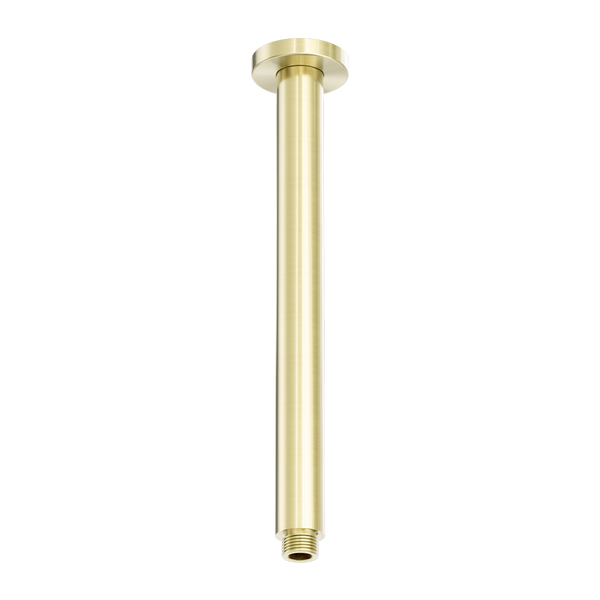Nero Zen Round Ceiling Arm 300mm Length Brushed Gold