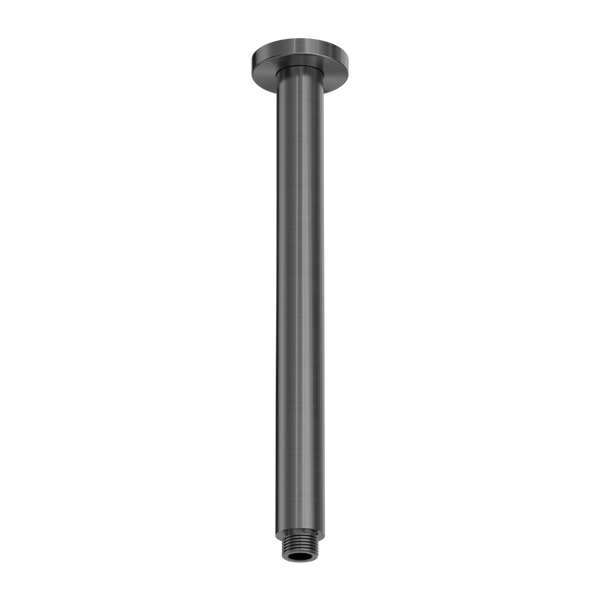 Nero Zen Round Ceiling Arm 300mm Length Graphite
