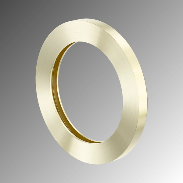 Nero 60mm Dia Round Back Plate for Wall Basin/Shower Mixer Brushed Gold