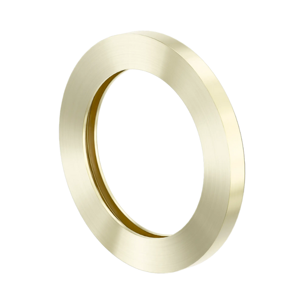 Nero 60mm Dia Round Back Plate for Wall Basin/Shower Mixer Brushed Gold