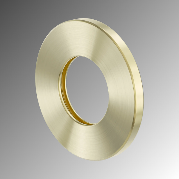Nero 50mm Dia Round Back Plate for Bath Spout Brushed Gold