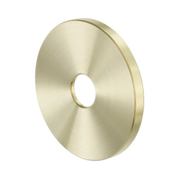 Nero 60mm Dia Round Back Plate for Wall Basin Mixer Spout Brushed Gold