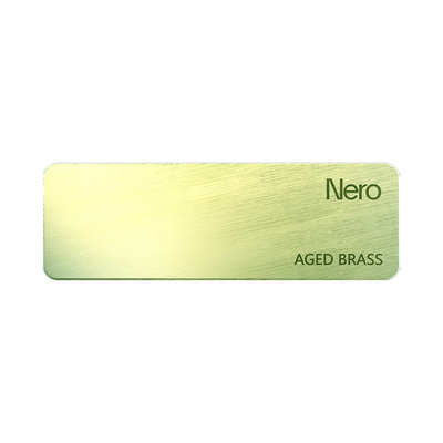 Nero Colour Sample Plate Aged Brass