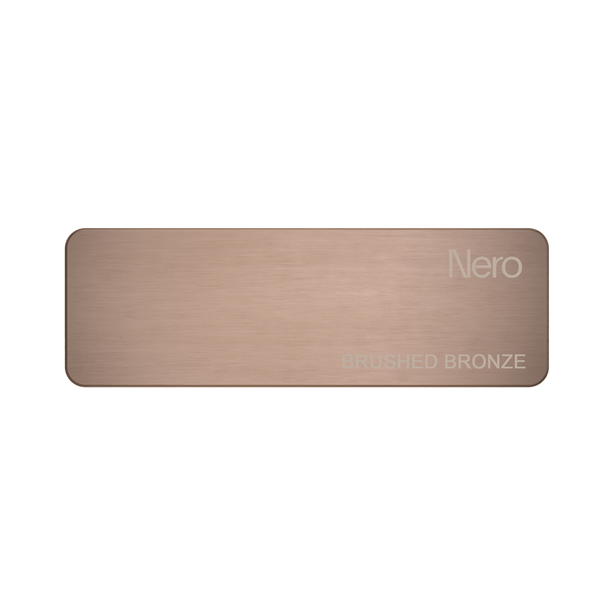 Nero Colour Sample Plate Brushed Bronze