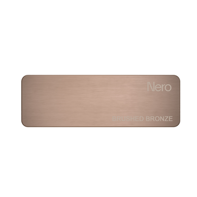 Nero Colour Sample Plate Brushed Bronze