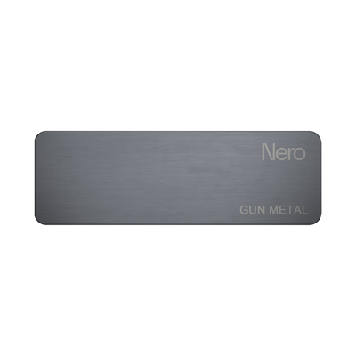 Nero Colour Sample Plate Gunmetal