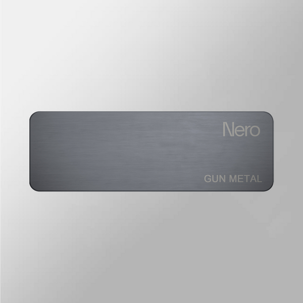 Nero Colour Sample Plate Gunmetal