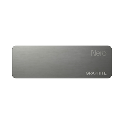 Nero Colour Sample Plate Graphite
