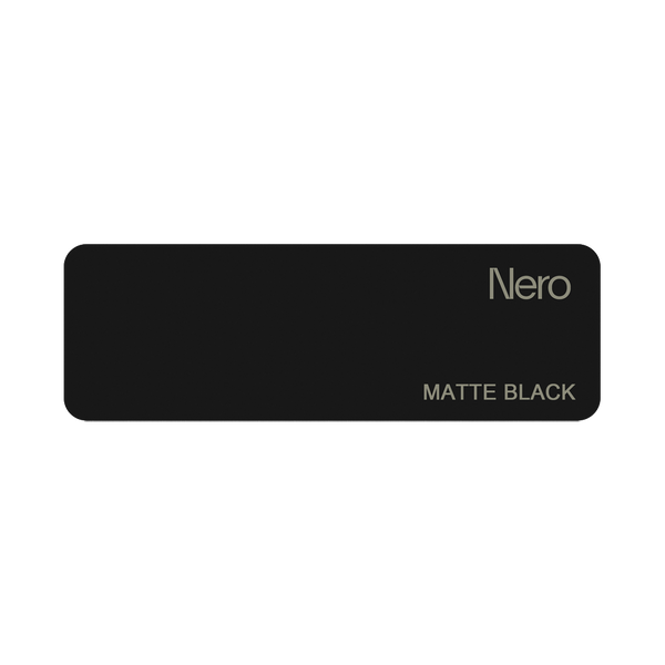 Nero Colour Sample Plate Matte Black