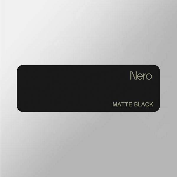 Nero Colour Sample Plate Matte Black
