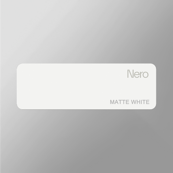 Nero Colour Sample Plate Matte White