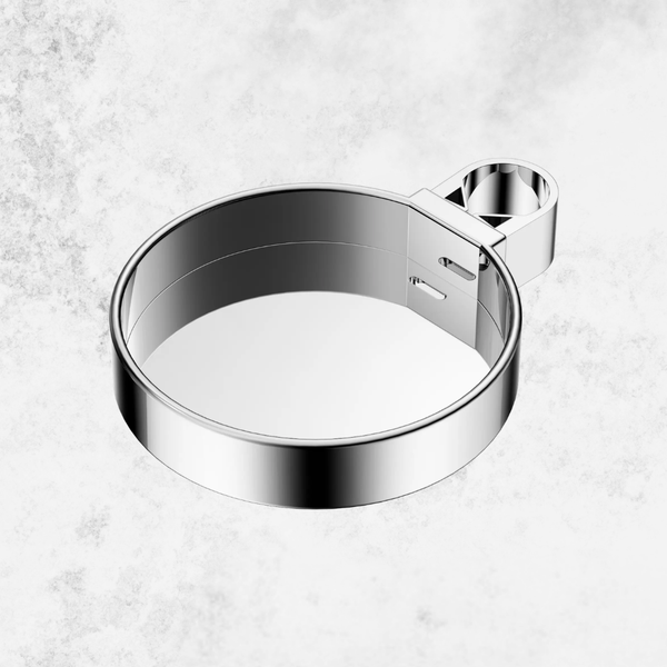 Nero Rail Shower Soap Dish for 25mm Shower Bar Chrome