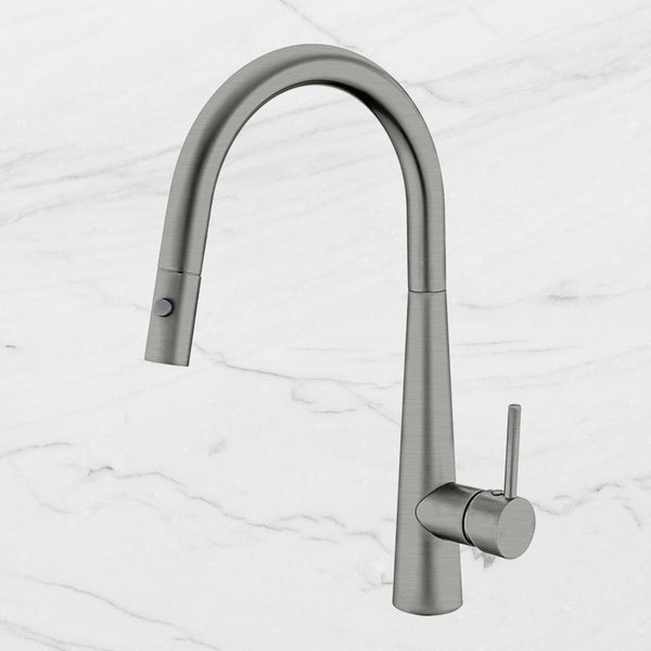 Nero Dolce Pull-Out Sink Mixer with Veggie Spray Function Gunmetal