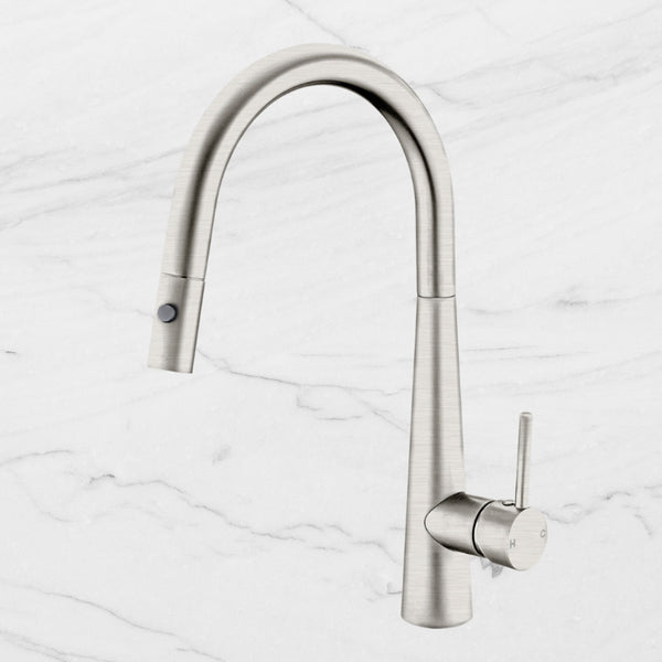 Nero Dolce Pull-Out Sink Mixer with Veggie Spray Function Brushed Nickel