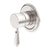 Nero York Shower Mixer with Metal Lever Brushed Nickel