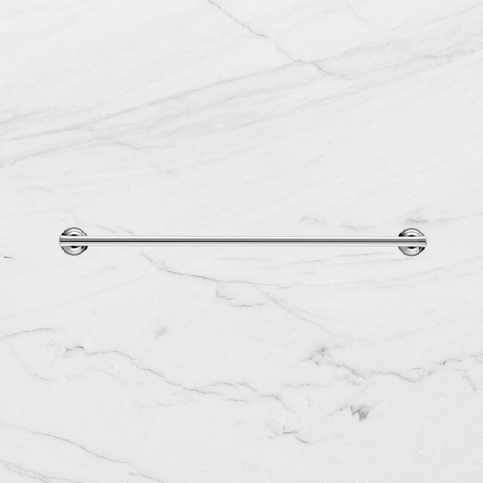 Nero York Double Towel Rail 600mm Chrome