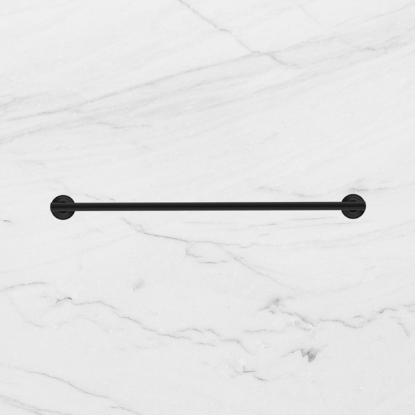 Nero York Double Towel Rail 600mm Matte Black