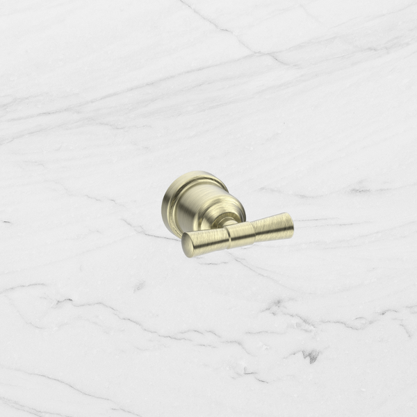 Nero York Robe Hook Aged Brass