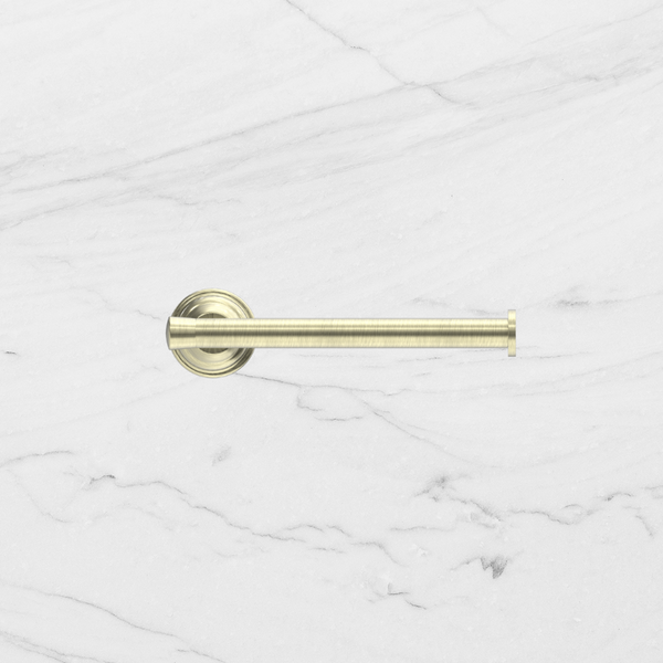 Nero York Toilet Roll Holder Aged Brass