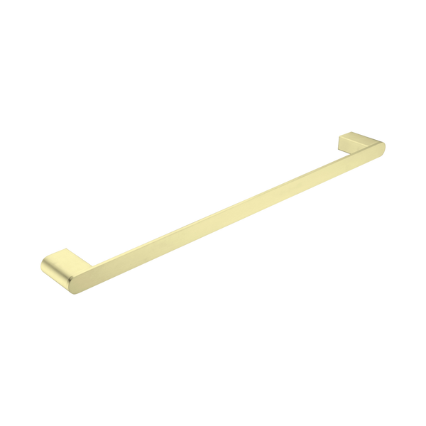 Nero Bianca Single Towel Rail 600mm Brushed Gold