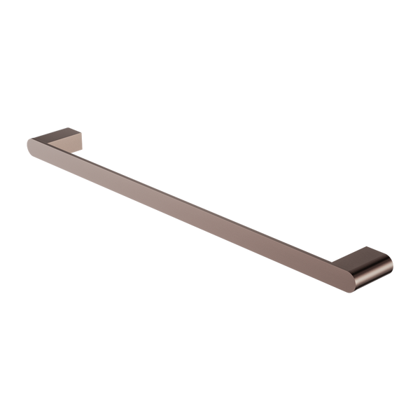 Nero Bianca Single Towel Rail 600mm Brushed Bronze
