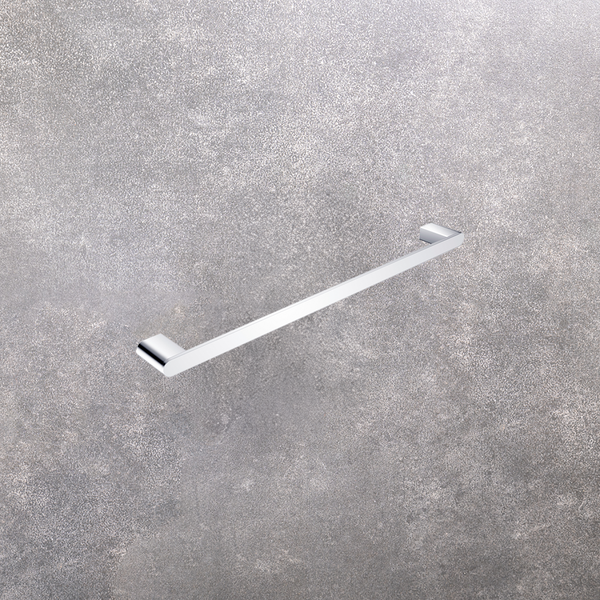 Nero Bianca Single Towel Rail 600mm Chrome