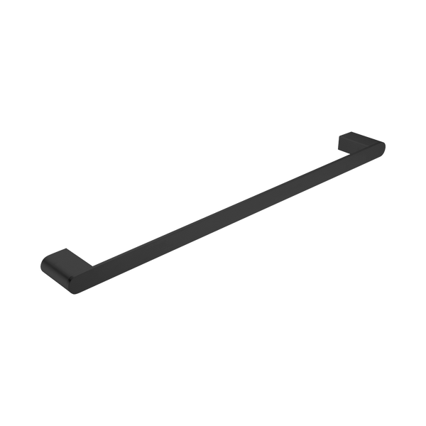 Nero Bianca Single Towel Rail 600mm Matte Black