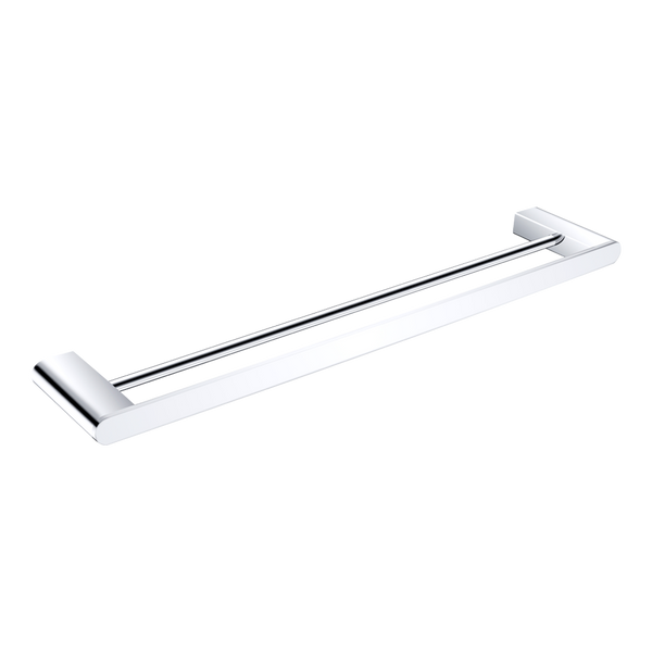 Nero Bianca Double Towel Rail 600mm Chrome
