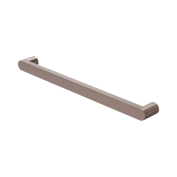 Nero Bianca 240V Single Heated Towel Rail Brushed Bronze