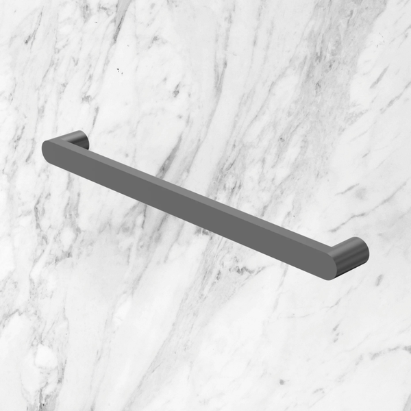 Nero Bianca 240V Single Heated Towel Rail Gunmetal
