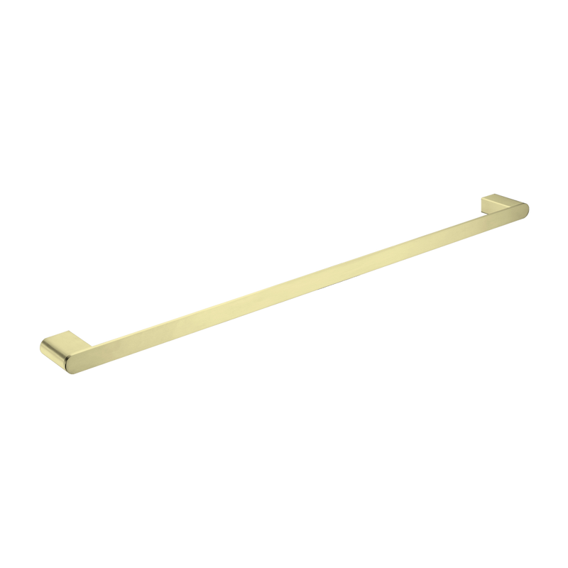 Bianca Single Towel Rail 800mm Brushed Gold