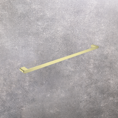 Bianca Single Towel Rail 800mm Brushed Gold