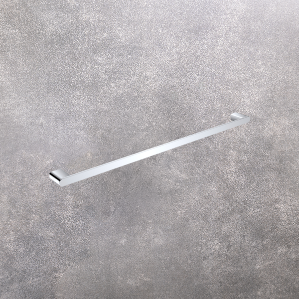 Nero Bianca Single Towel Rail 800mm Chrome