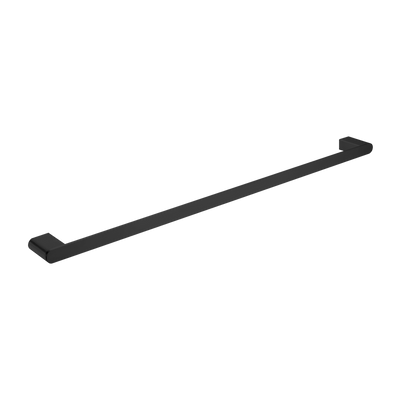 Nero Bianca Single Towel Rail 800mm Matte Black