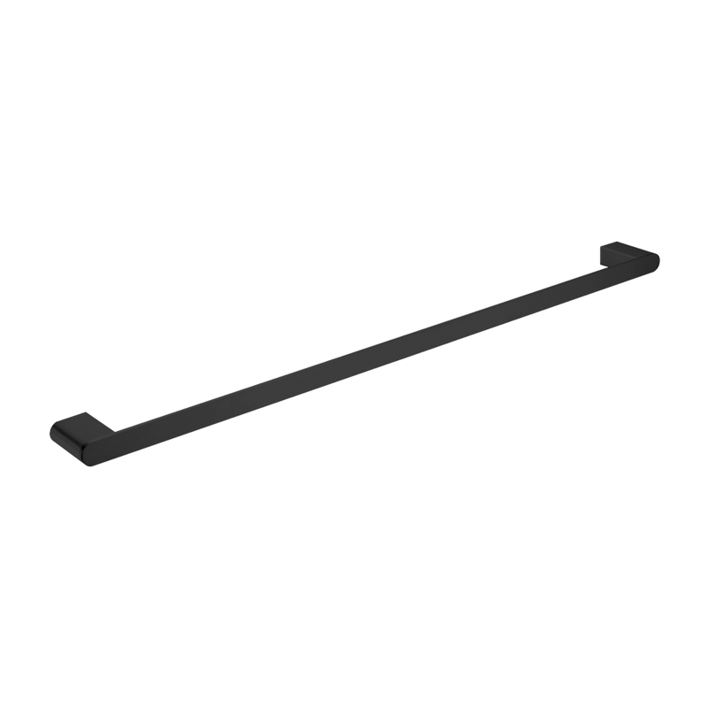 Bianca Single Towel Rail 800mm Matte Black