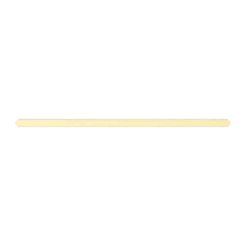 Bianca Double Towel Rail 800mm Brushed Gold
