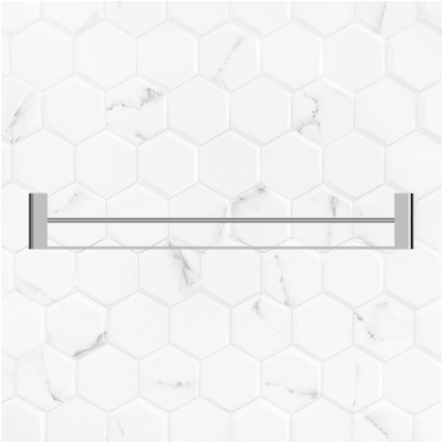 Bianca Double Towel Rail 800mm Chrome