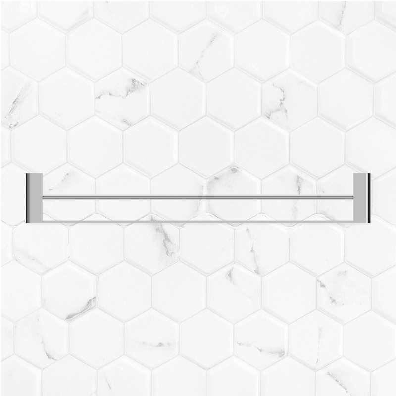 Bianca Double Towel Rail 800mm Chrome