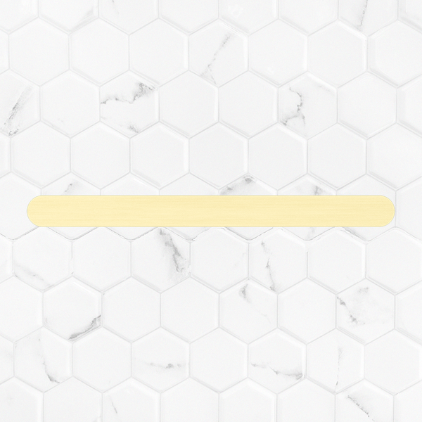 Nero Bianca Hand Towel Rail Brushed Gold