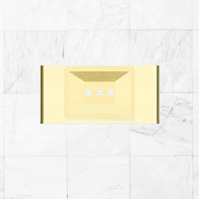 Bianca Soap Dish Holder Brushed Gold
