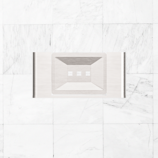 Nero Bianca Soap Dish Holder Brushed Nickel