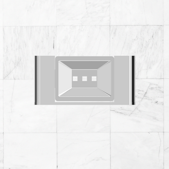 Nero Bianca Soap Dish Holder Chrome