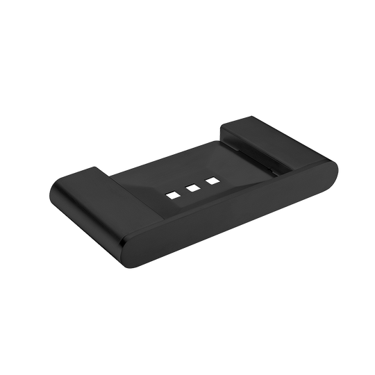 Nero Bianca Soap Dish Holder Matte Black