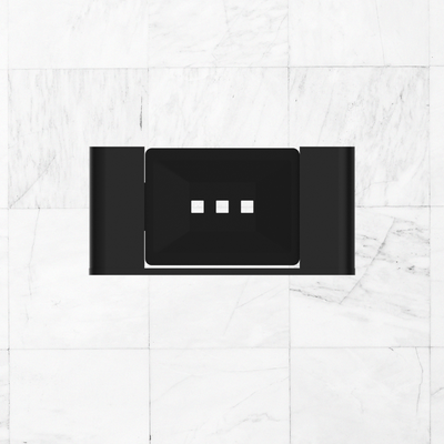 Bianca Soap Dish Holder Matte Black