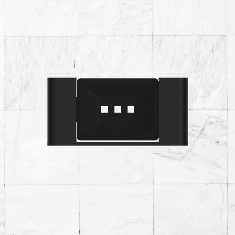 Bianca Soap Dish Holder Matte Black
